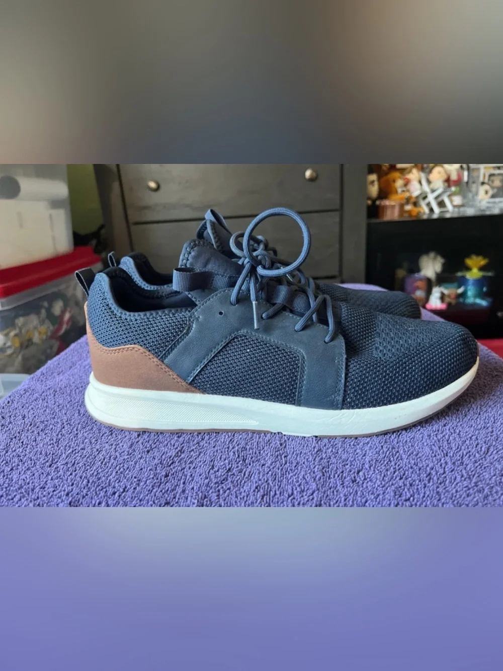 Goodfellow Sneakers - Men's Knit Sneakers - Navy